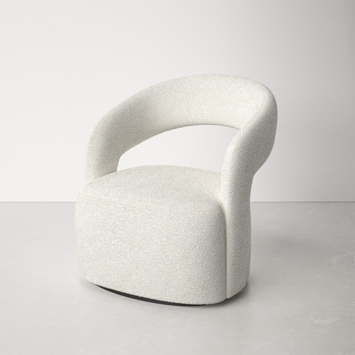 AllModern Teo Upholstered Swivel Club Chair & Reviews | Wayfair